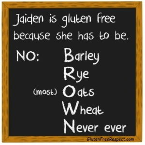 jaiden is gluten free